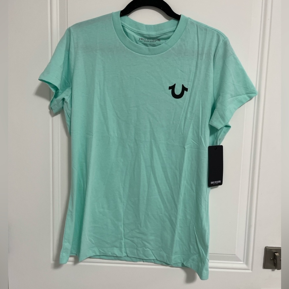 NWT - True Religion Women’s Logo Crew Neck Short Sleeve Tee - Size XL